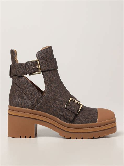 michael kors corey ankle boot|Michael Kors adjustable buckle boots.